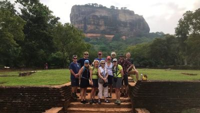 Kate Hunter Cycling on the  tour with redspokes